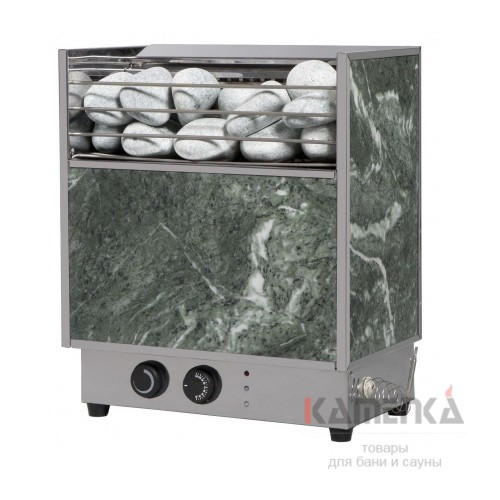 Электрокаменка Политех Kristina Classic Stone Soft Steam Малахит Мини 4 кВт 220 V