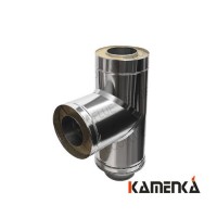 Тройник сэндвич EcoFlue 1мм нерж диаметр 300х200