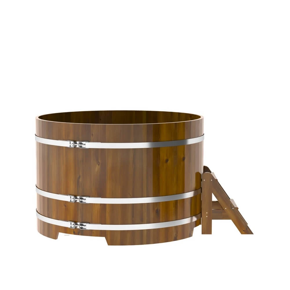 Купель круглая BentWood D=1,50 лиственница мореная рустик
