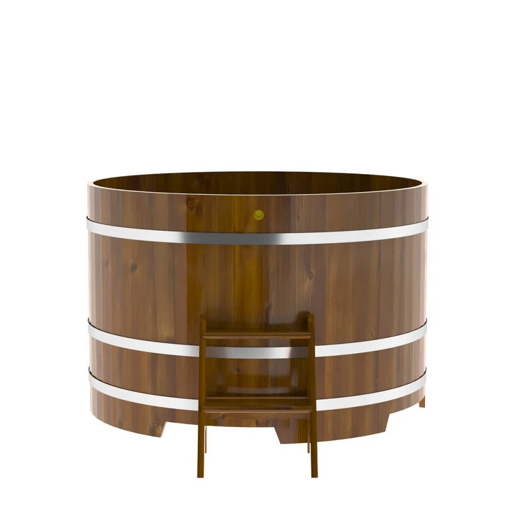 Купель круглая BentWood D=1,50 лиственница мореная рустик