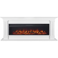 Каминокомплект Lyon 60 - Белый с очагом Vision 60 LED