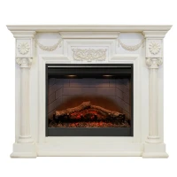 Каминокомплект London - Слоновая кость с очагом Symphony 26'' DF2608-INT
