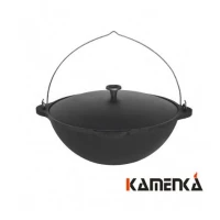 Казан Везувий 12л с крышкой и ручкой